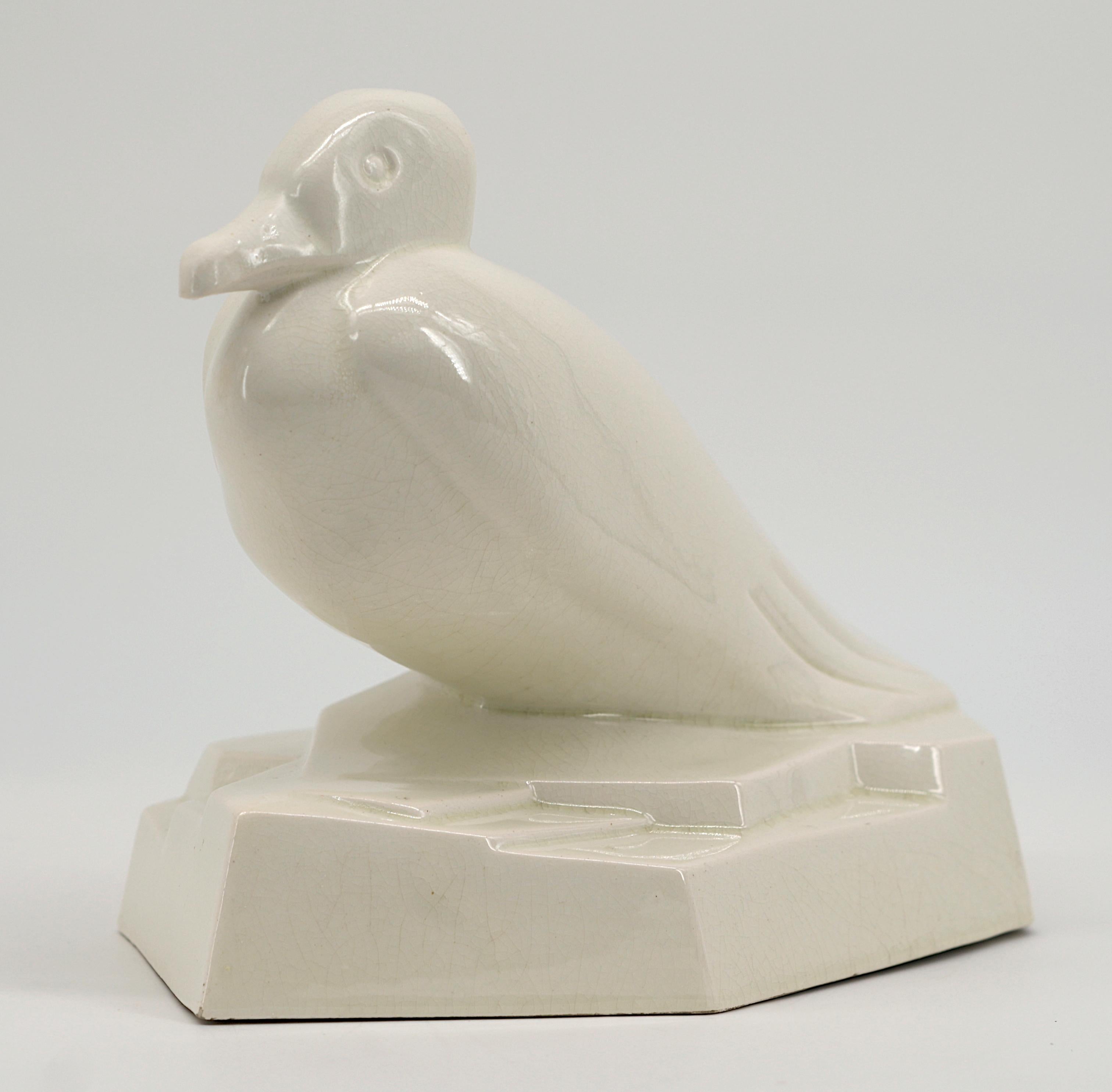 Français Geo Conde, mouette à Saint-Clément en céramique Art Deco, 1920 en vente