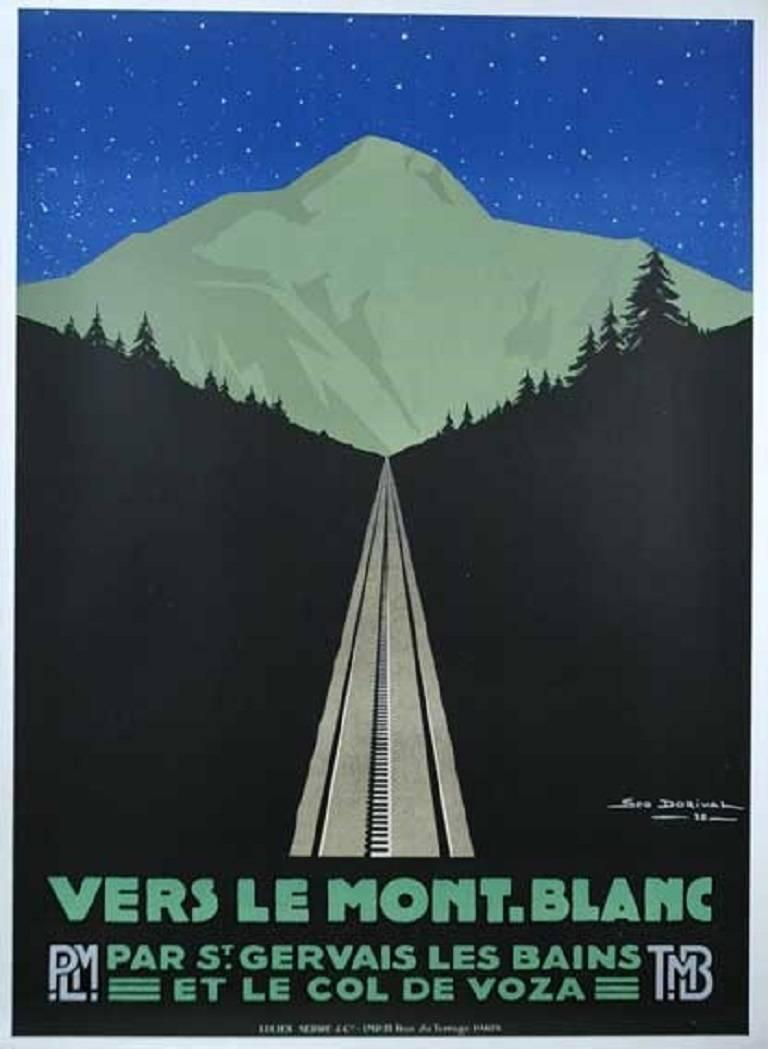 To the Mont Blanc - Print by Geo Dorival