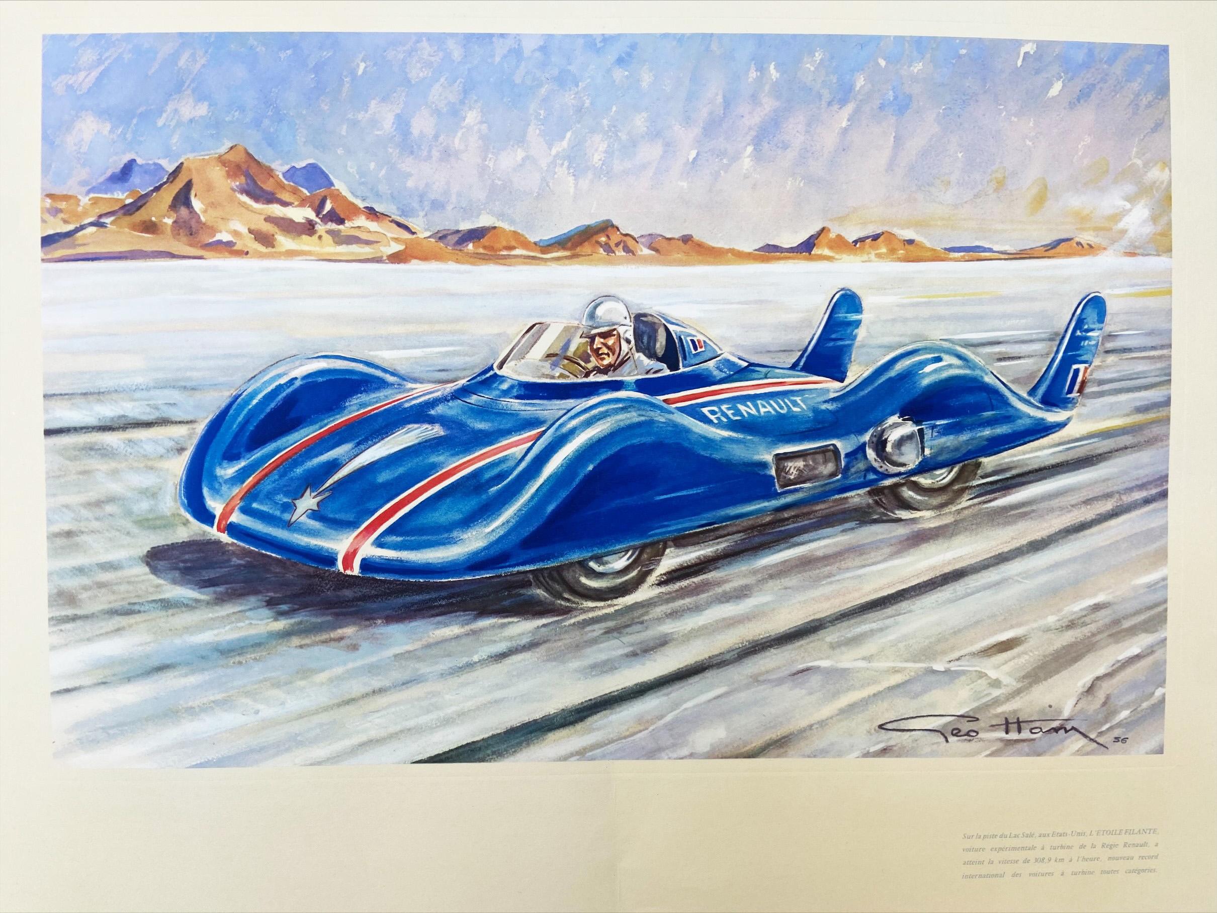 Geo Ham - La estrella fugaz 
Litografía 
Tamaño del papel : 76x56cm
Tamaño de la obra : 53x34cm 
1956
900€