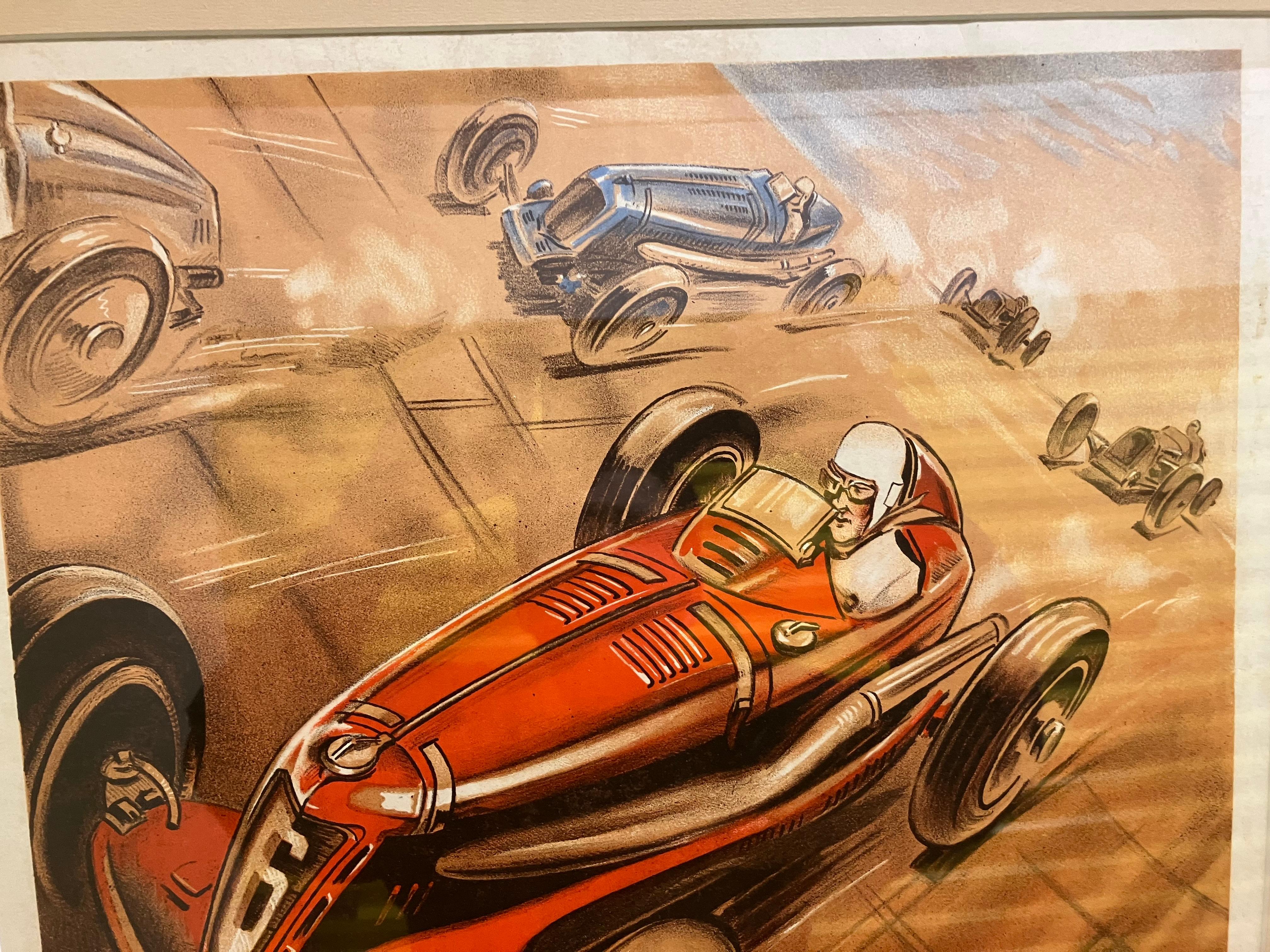 Geo Ham 1937 Paris Race Poster For Sale 2