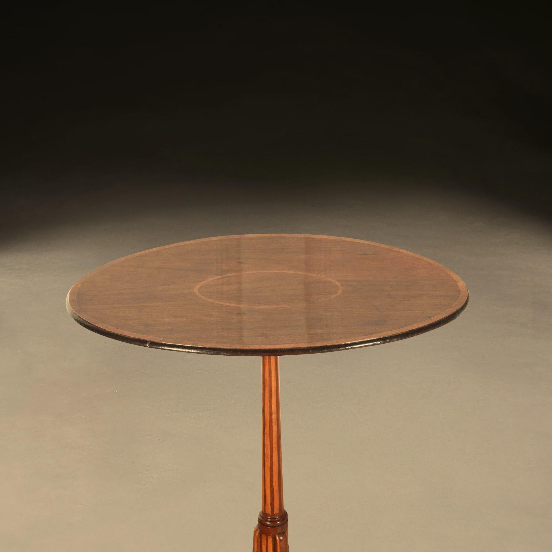 Late 18th Century Geo III Chinese Export Occasional Table For Sale