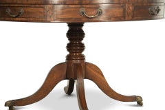 Geo III Mahogany Drum Table