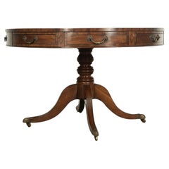 Geo III Mahogany Drum Table