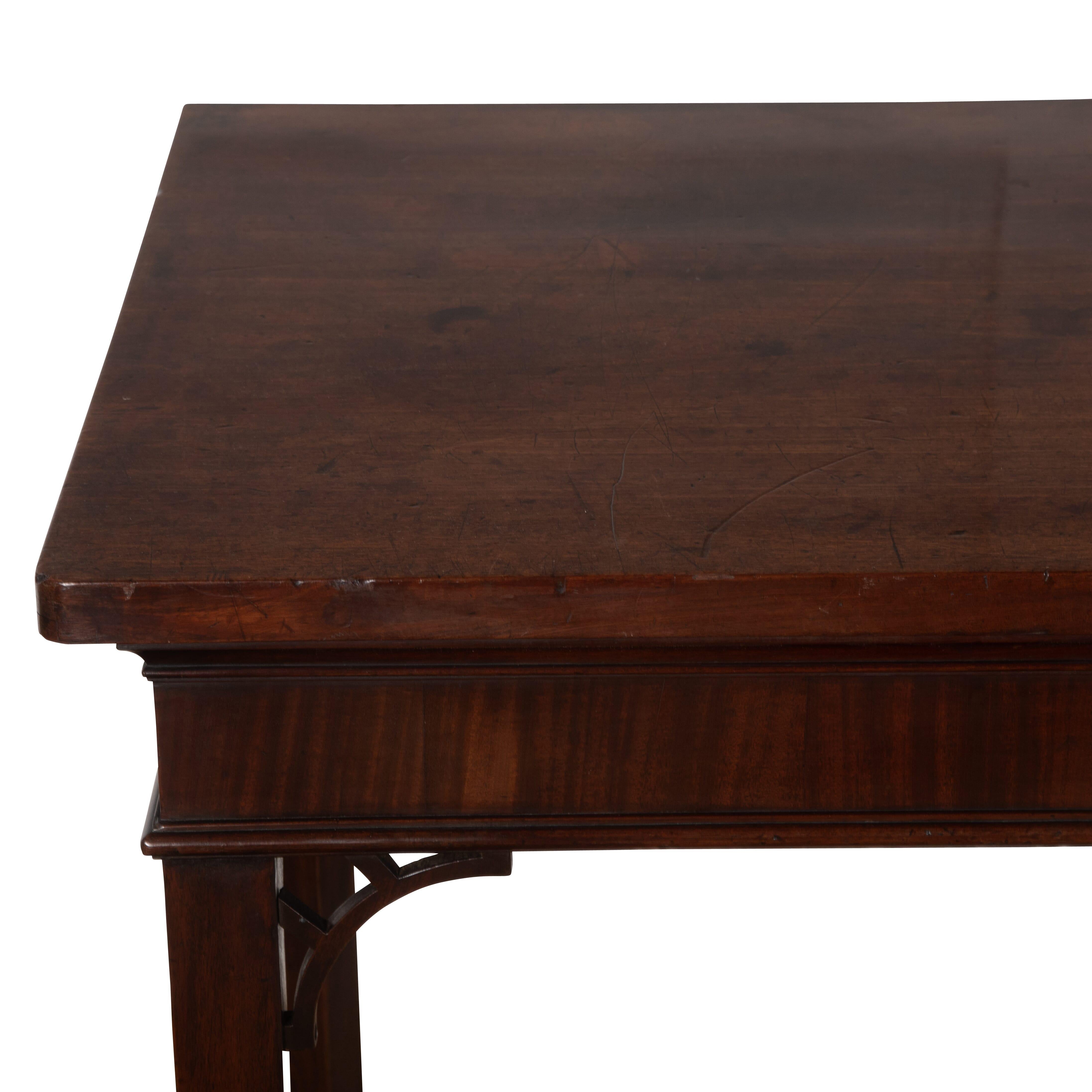Geo III Mahogany Hall/Serving Table For Sale 2