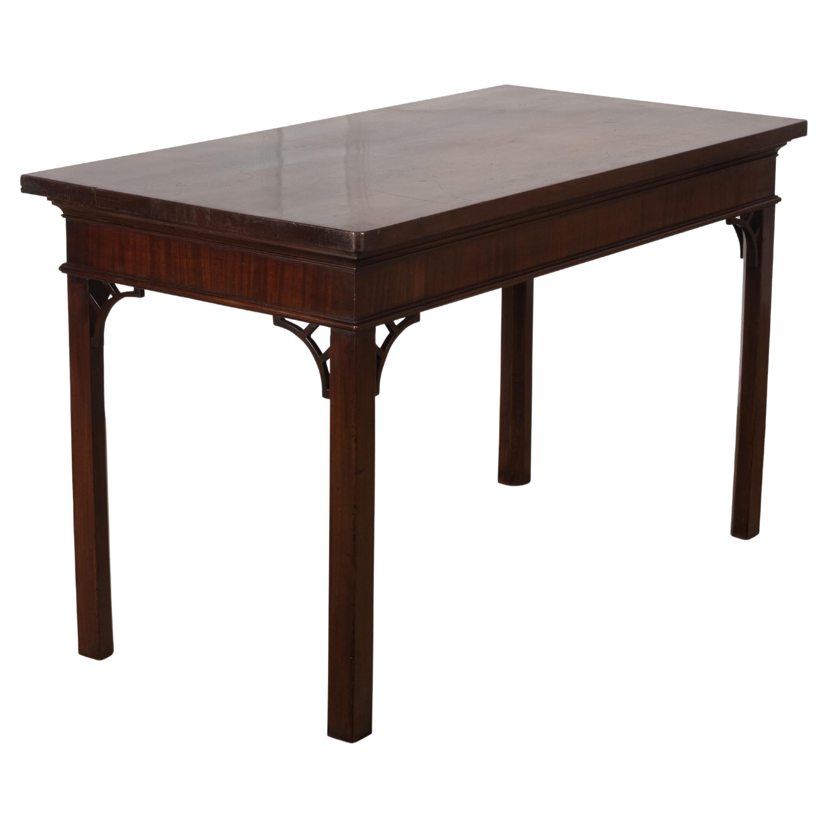 Geo III Mahogany Hall/Serving Table For Sale