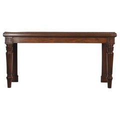 Geo IV Mahogany Console Table
