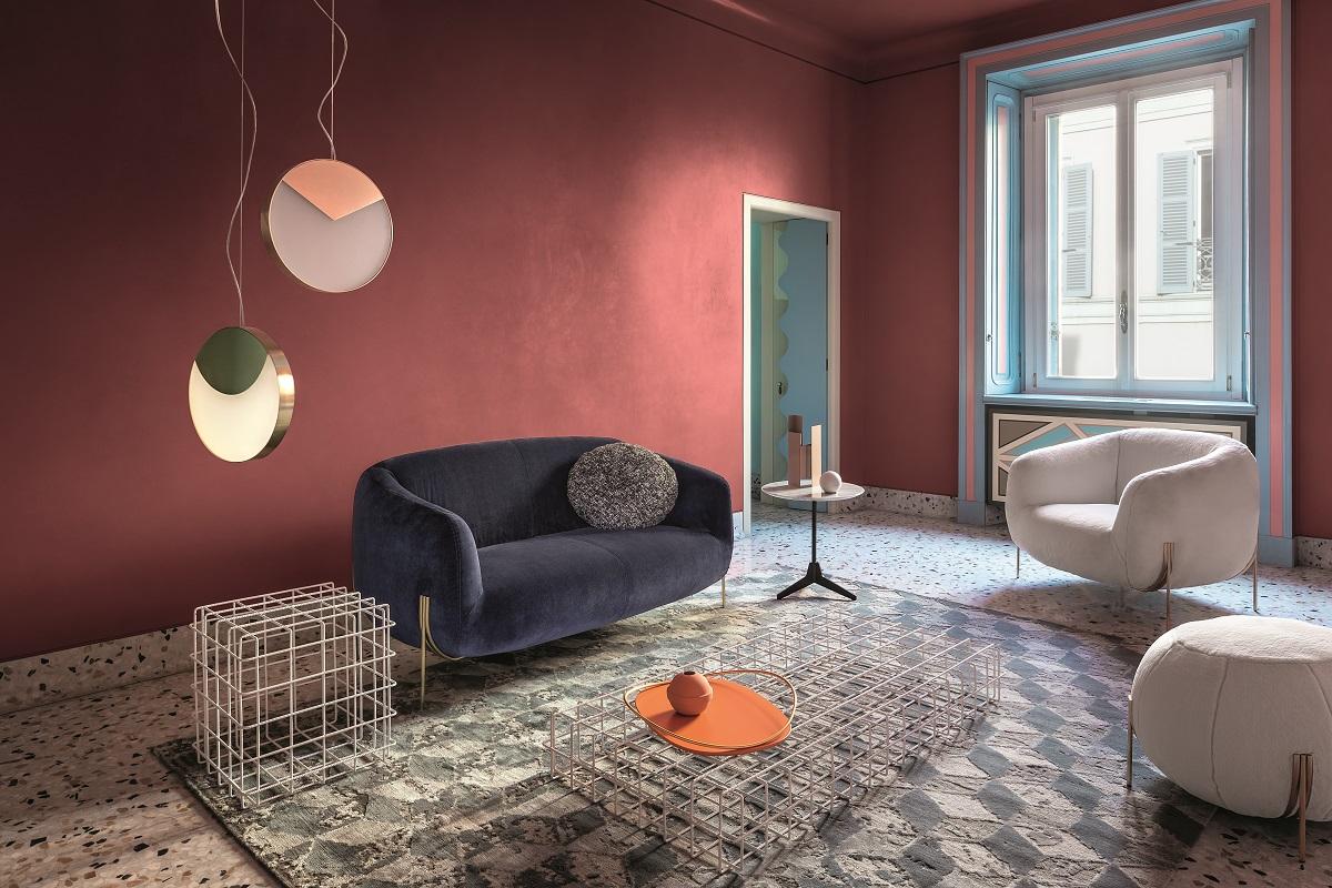 Geo pouf is an accessory that can be placed in any home and contract environment. It is a versatile element that can connect with diverse styles with a simple change of upholstery and choice of exclusive fabrics. Geo is a pouf that adds a touch of