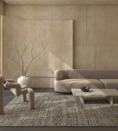 Geo-Tribal Dreams Ashley Blue & Ashley Blue 180x270 cm Handknotted Rug