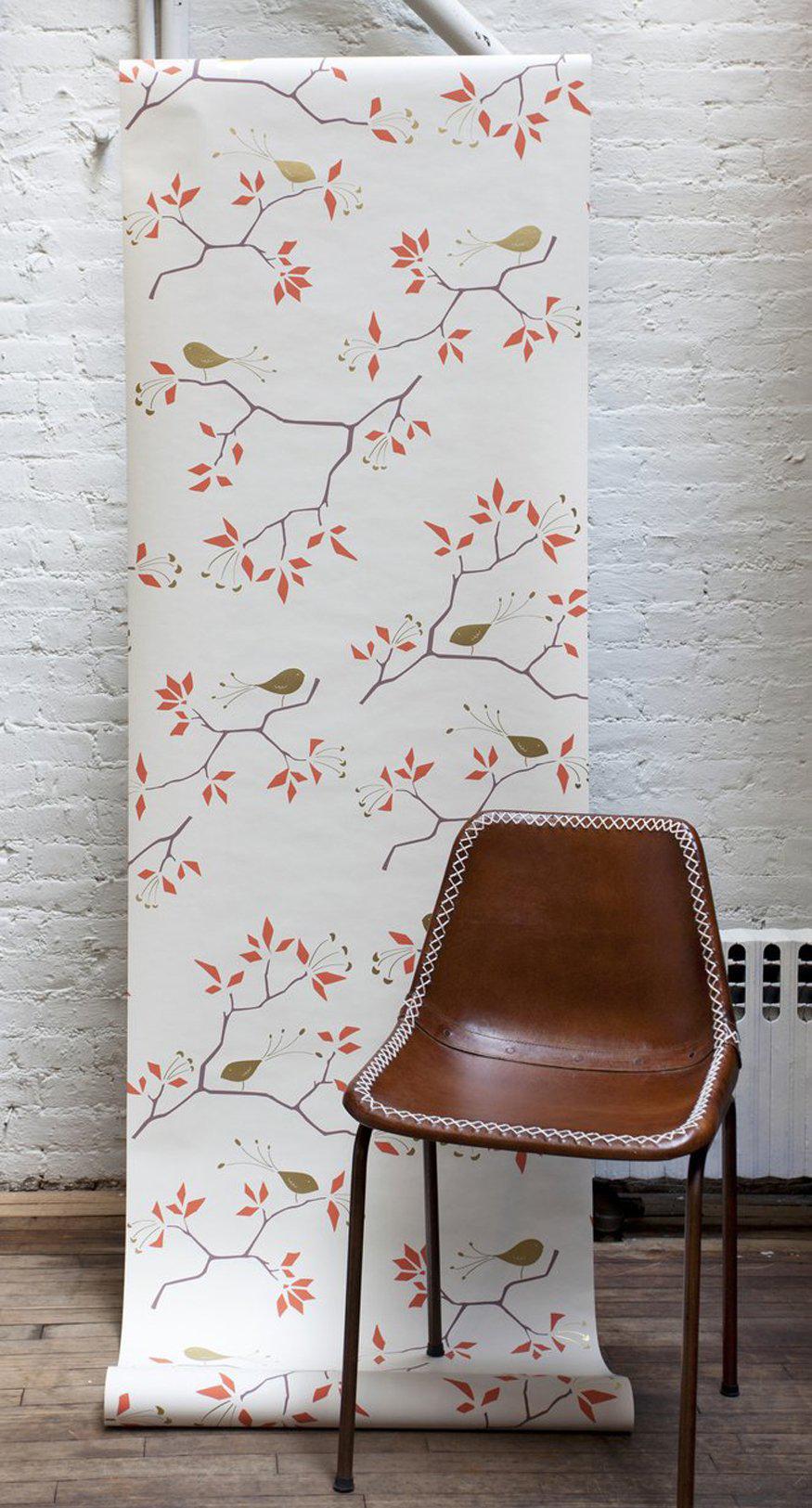 The Geo Bird pattern is one of our most popular because it brings nature into your home in a modern slightly geometric interpretation. The tree leaves, branches and birds have been simplified to graphic shapes making this pattern work in Hollywood