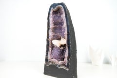 Geode Cathedral with Rare Reactive fluorescent Calcite