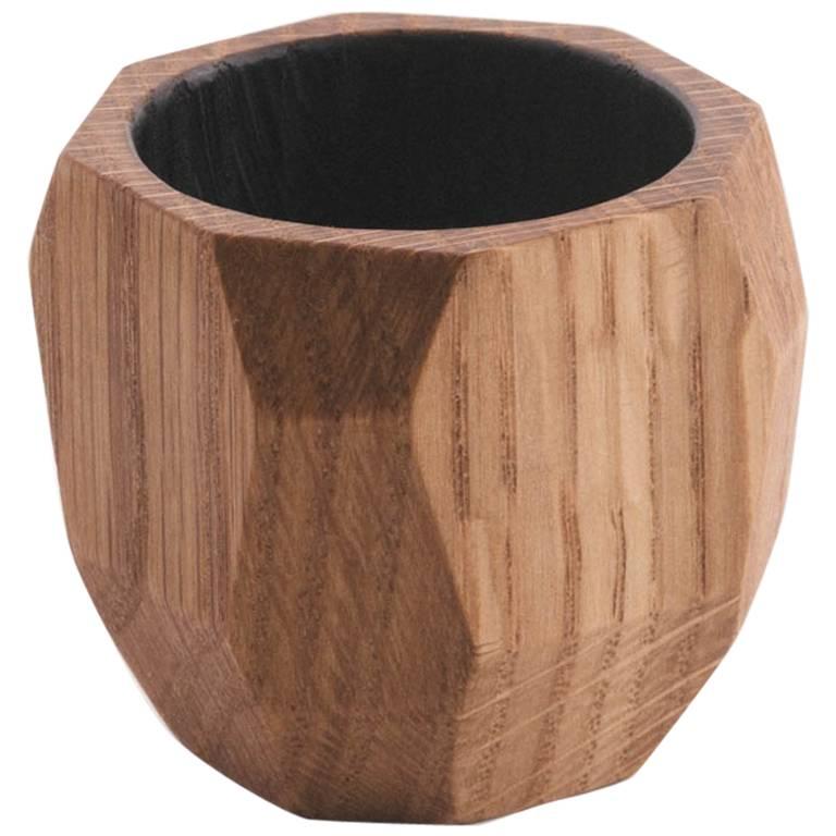 Geode Cup in Oak For Sale