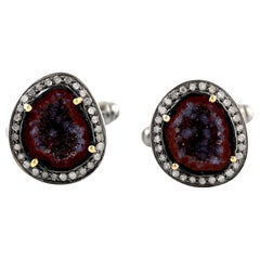 Geode Diamond Cufflinks