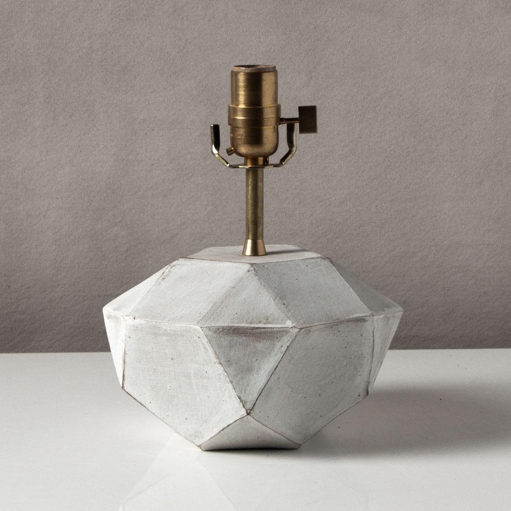 small geometric table lamp