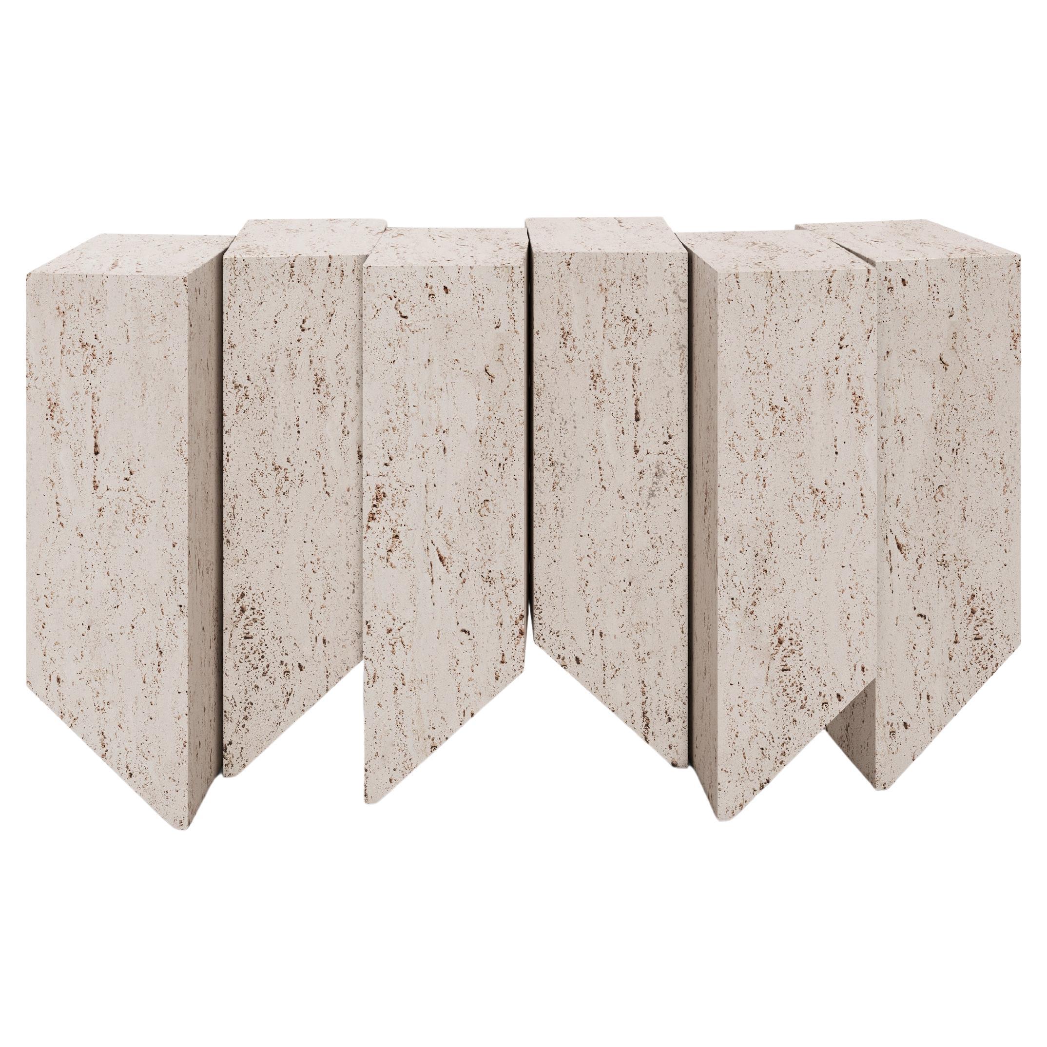 Geode Marble Console by Ginger & Jagger