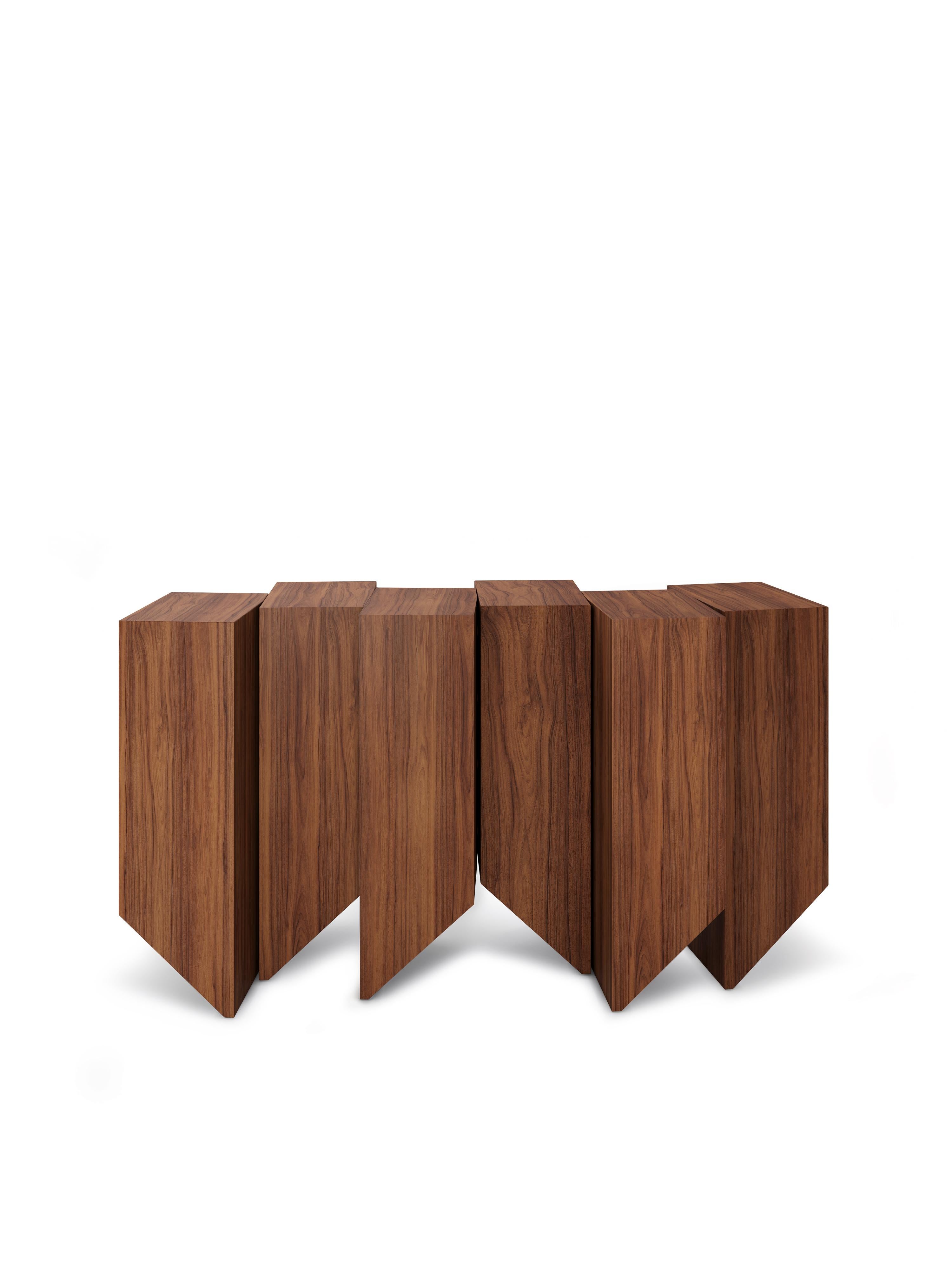 Portuguese Geode Metal Console by Ginger & Jagger For Sale