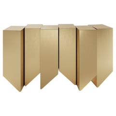 Console en métal Geode par Ginger & Jagger