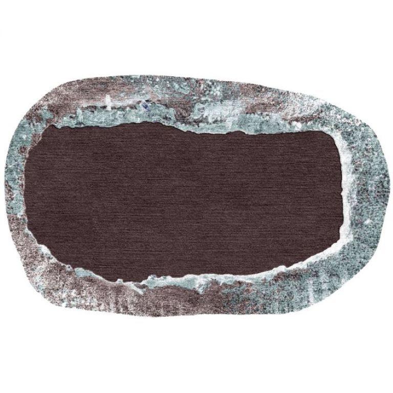 Hand-Knotted Geode Rug by TEMPLE For Sale