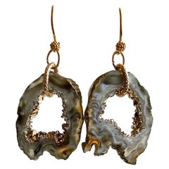 Geode Slices Earrings, Coco Earrings