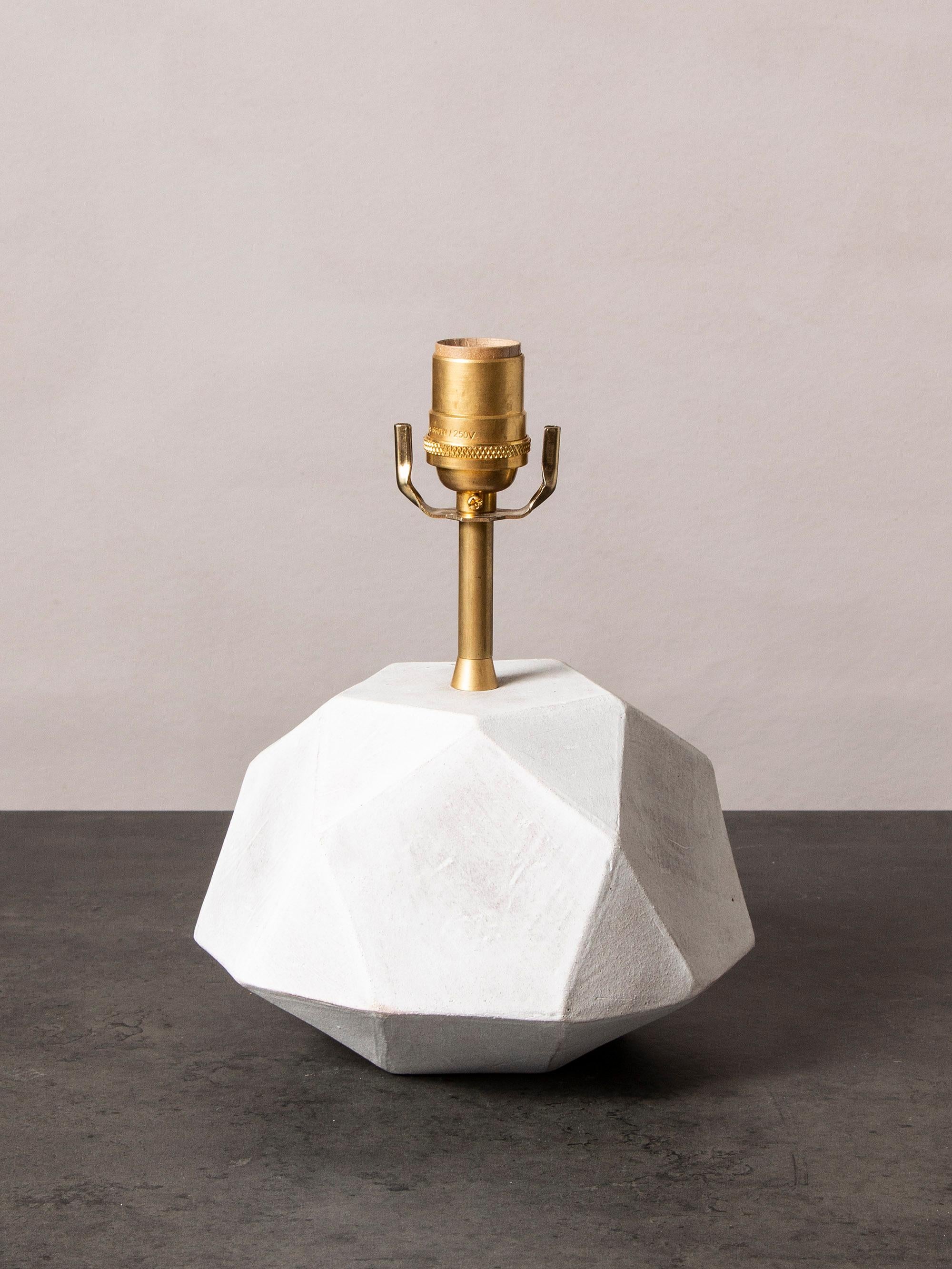 small geometric table lamp