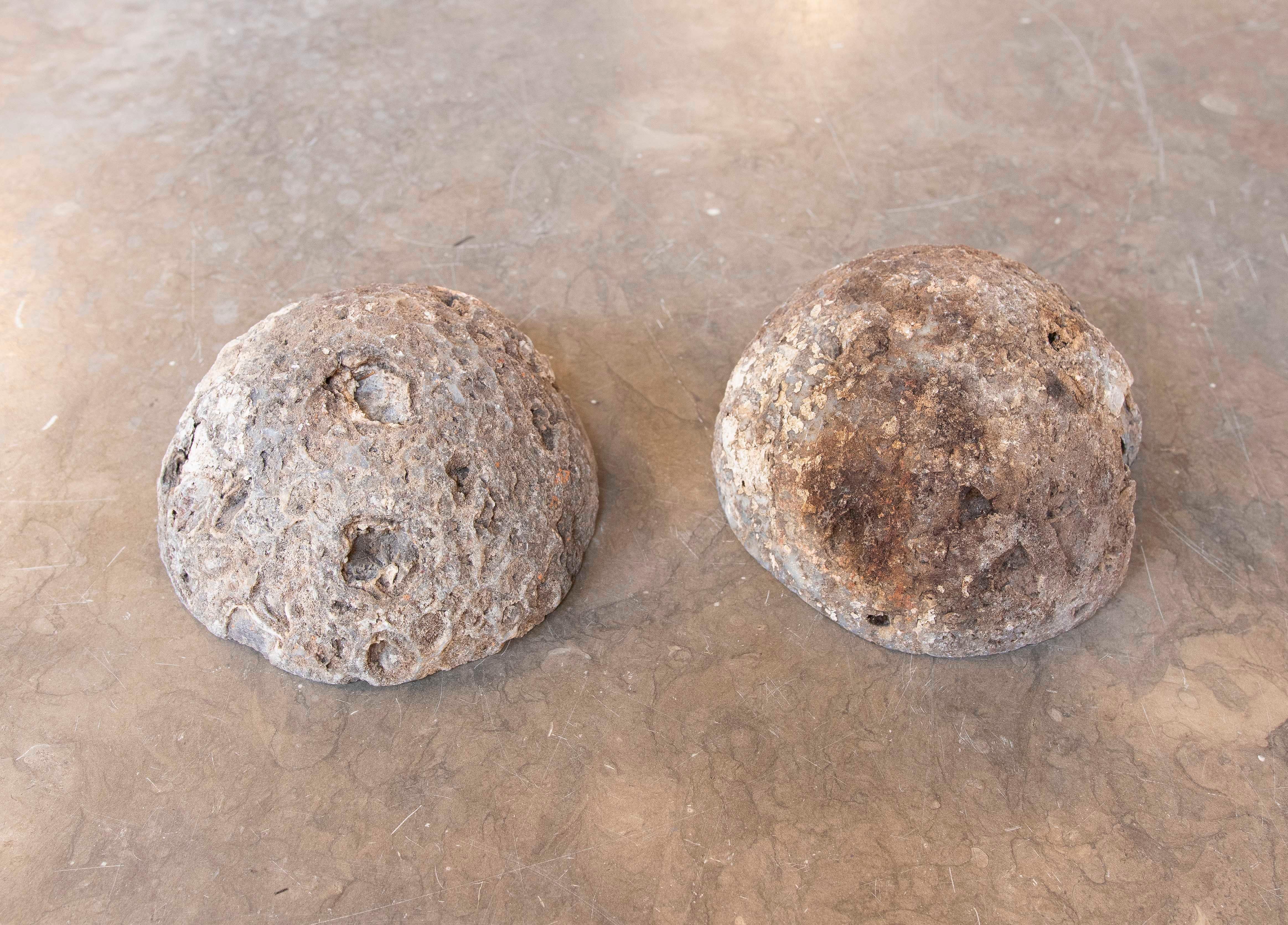 Geode mit kreisförmiger Form in zwei Hälften geteilt im Zustand „Gut“ im Angebot in Marbella, ES