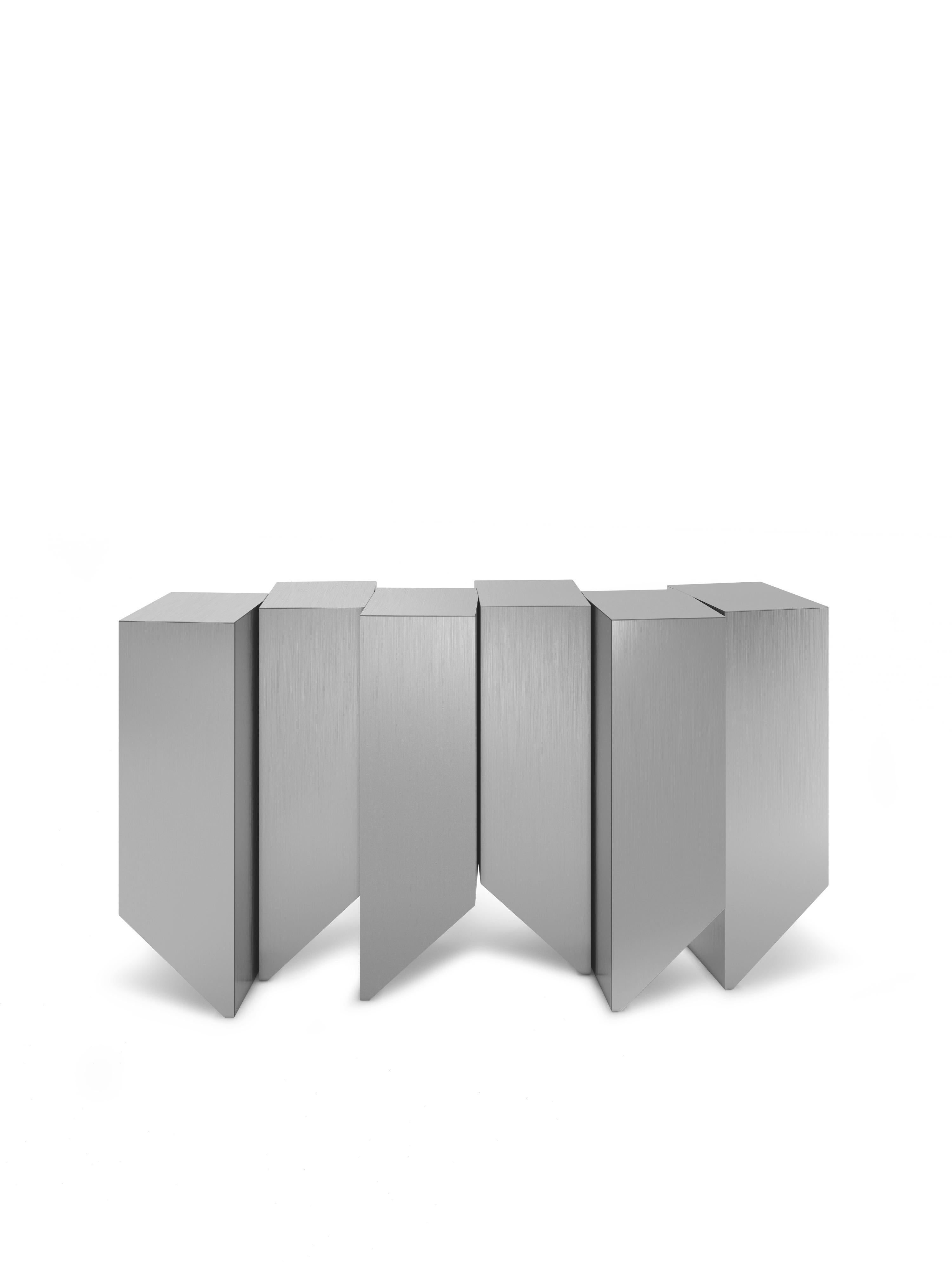 Geode Wood Console by Ginger & Jagger In New Condition For Sale In Geneve, CH