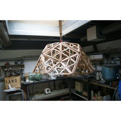 Geodesic Pendant Light, Half Globe by Paul Heijnen