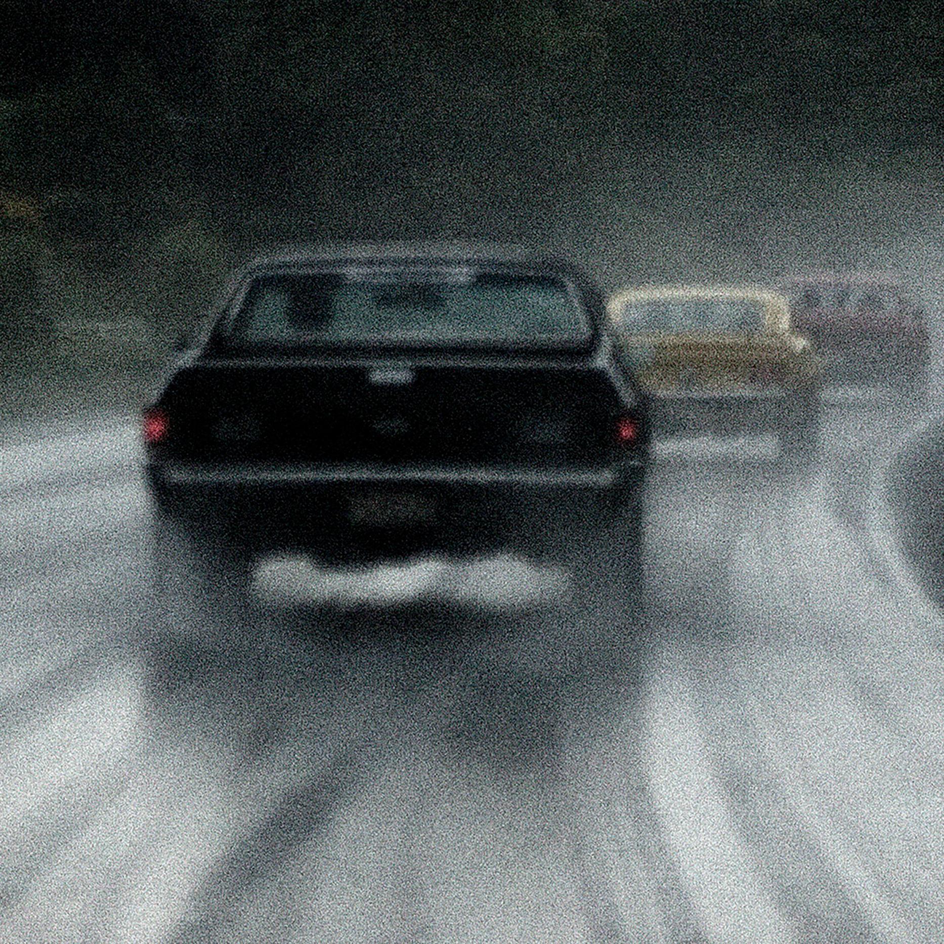 Heavy rain -Signed limited edition archival pigment print, Contemporary photo, USA - Black Color Photograph by Geoff Halpin
