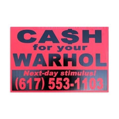 Cash For Your Warhol 4, Screen Print by Geoff Hargadon, 2021