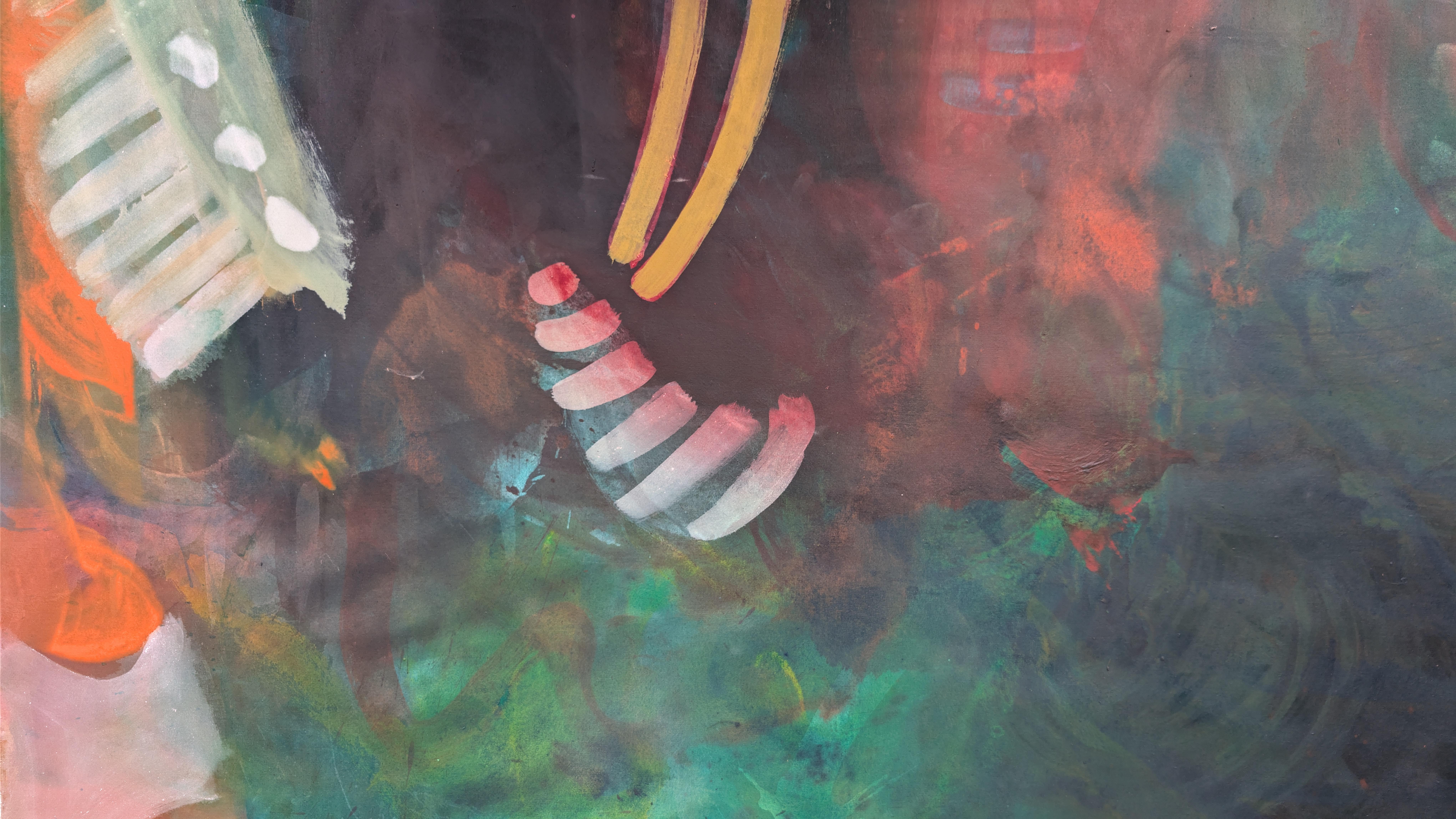 TUKANAP (Abstrakt), Painting, von Geoff Rees