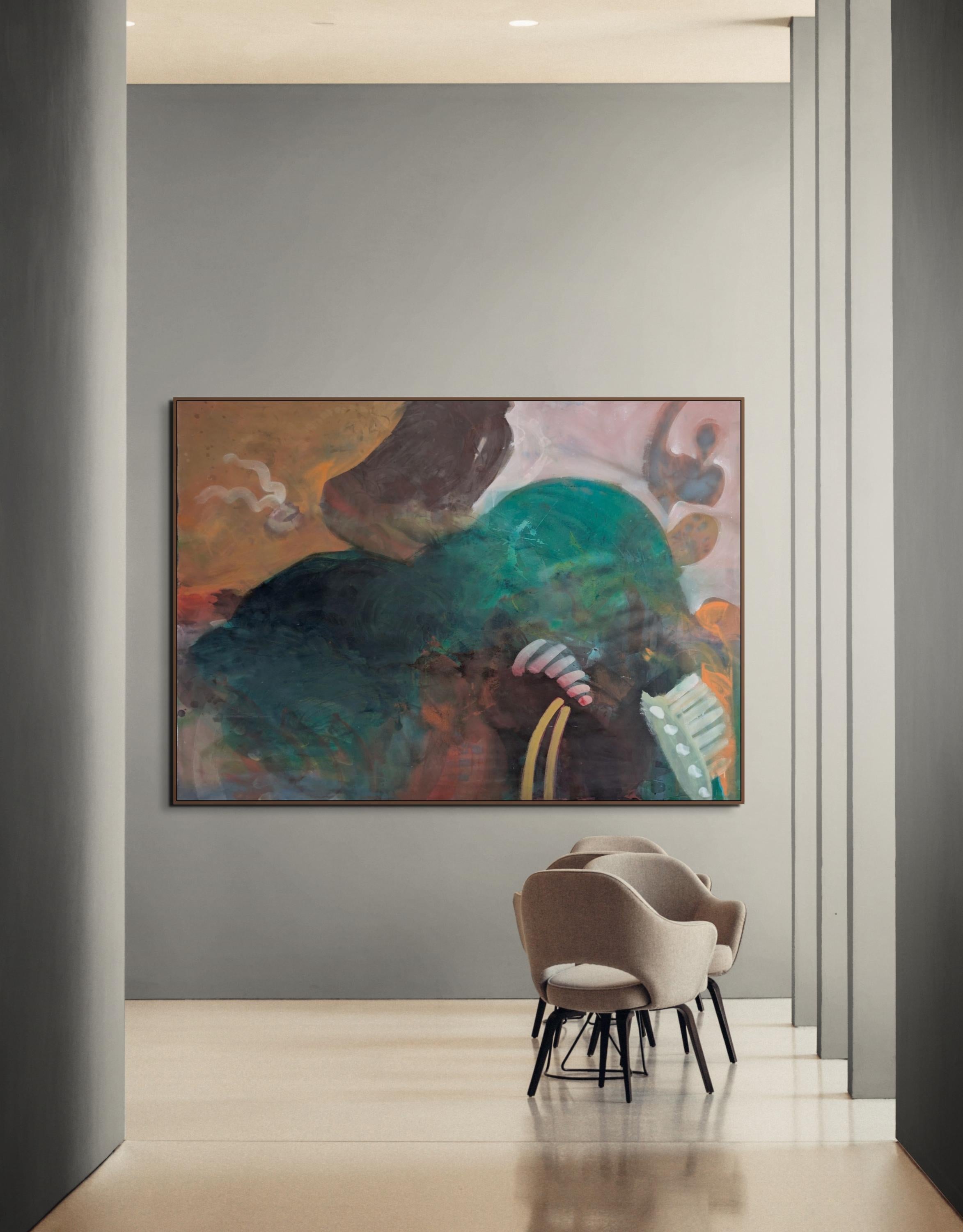 Geoff Rees Abstract Painting – TUKANAP