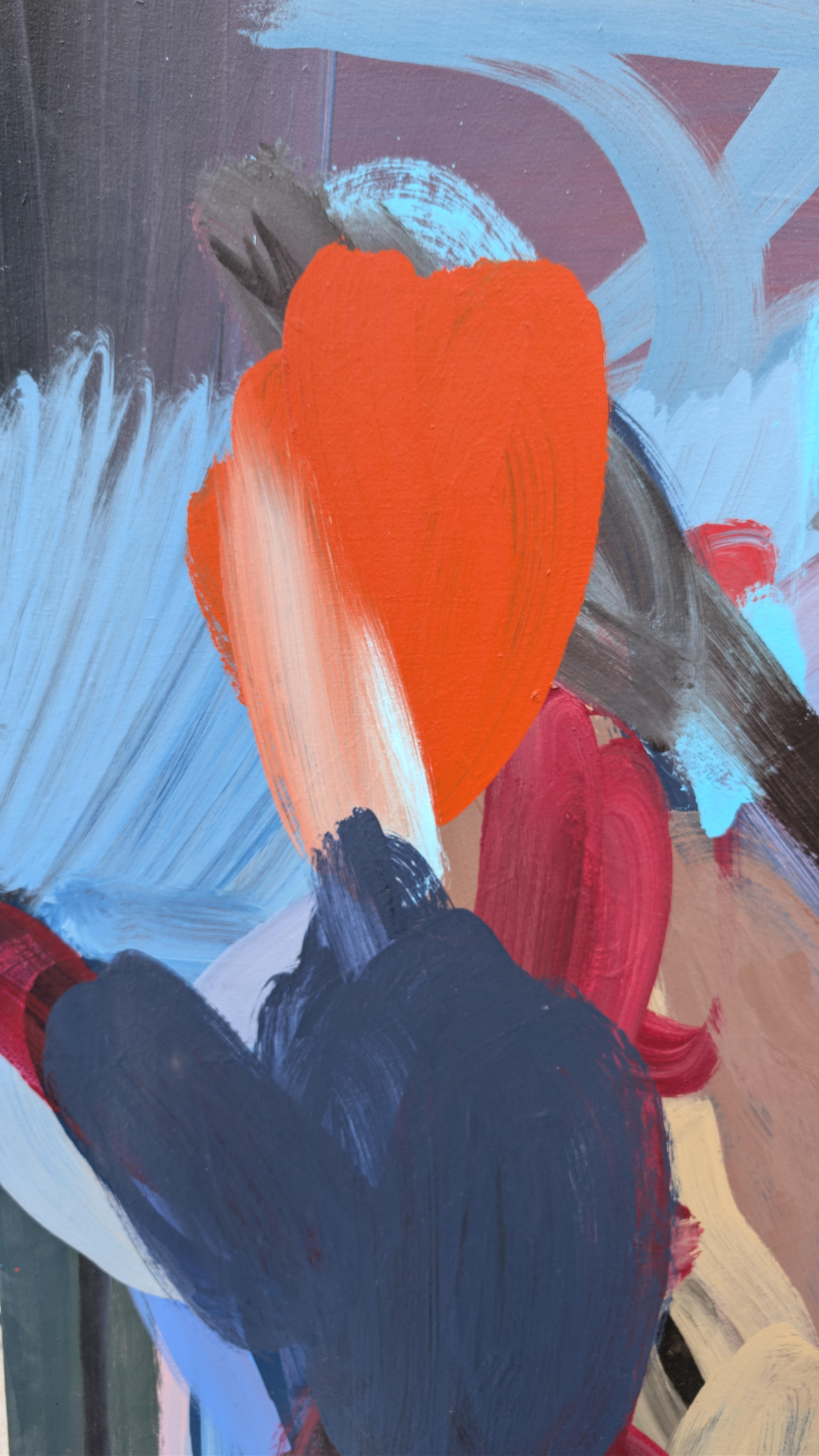 Untitled - Painting by Geoff Rees