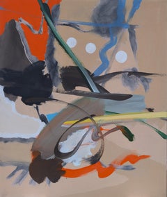 Pittura astratta senza titolo, acrilico su tela, CIRCA 1990-1999