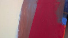 Untitled Abstract Painting, Acrylic on Canvas, 1990s, Unsigned, 40x48