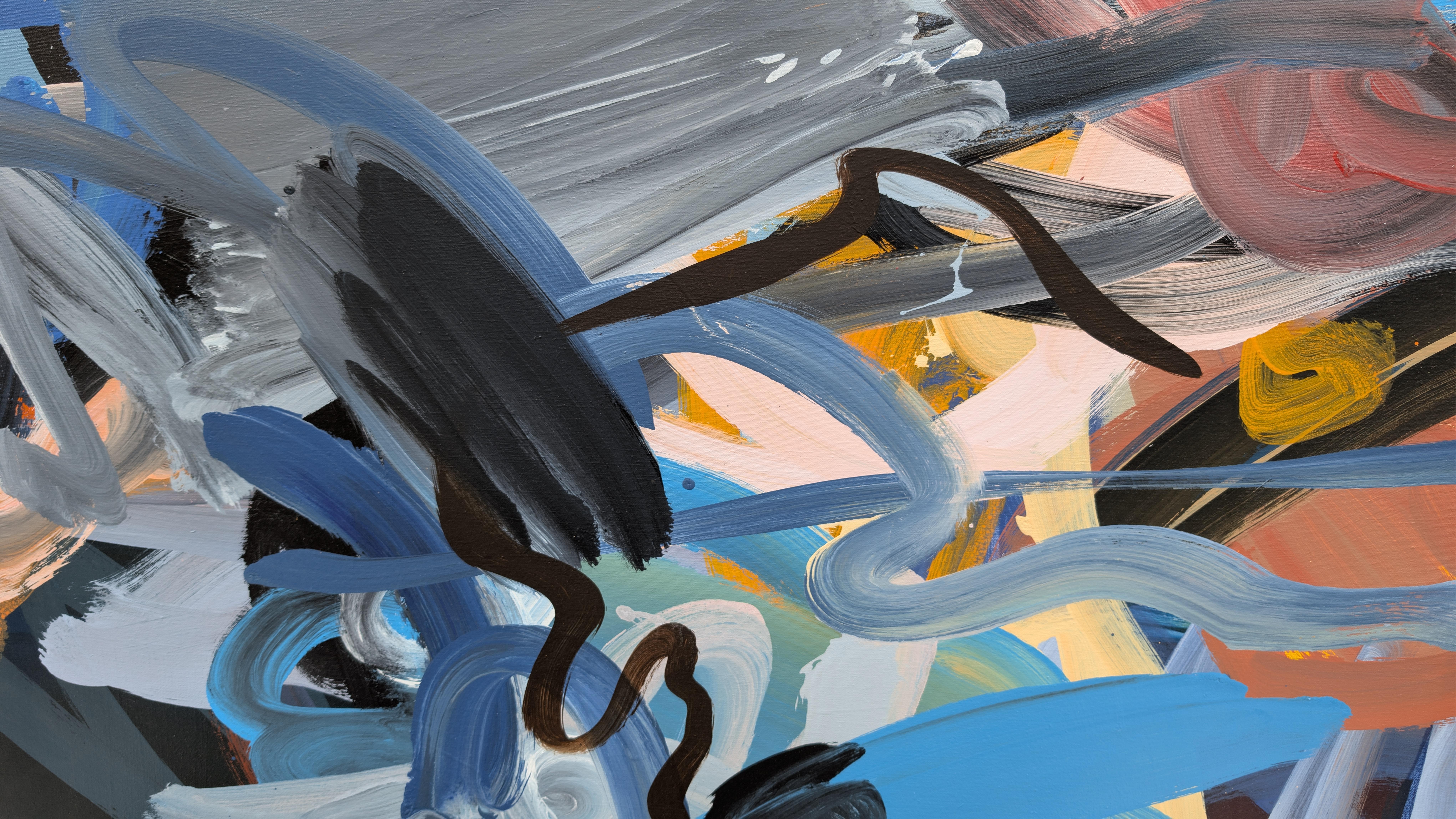 Untitled - Abstract Painting by Geoff Rees