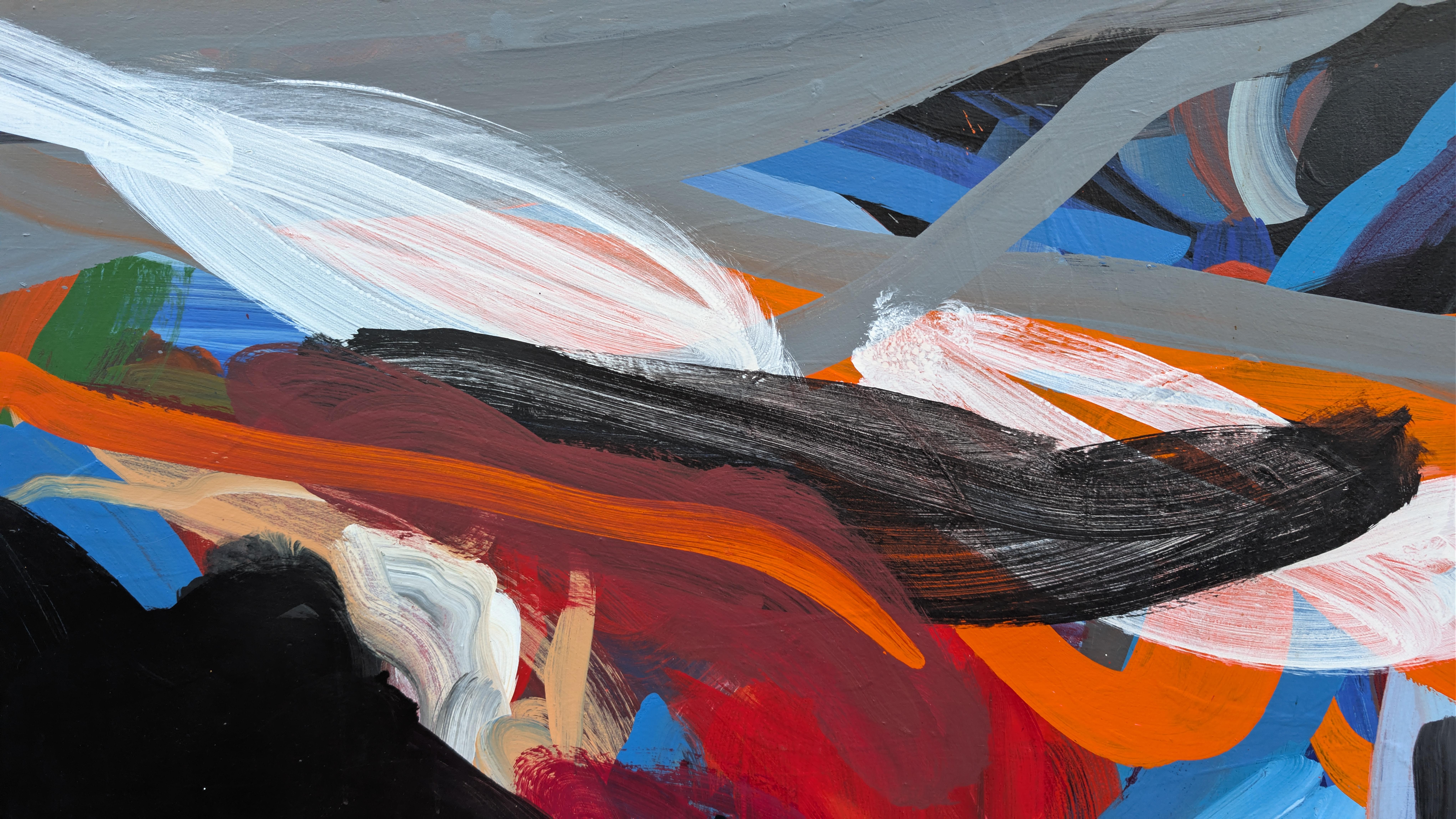 Untitled - Abstract Painting by Geoff Rees