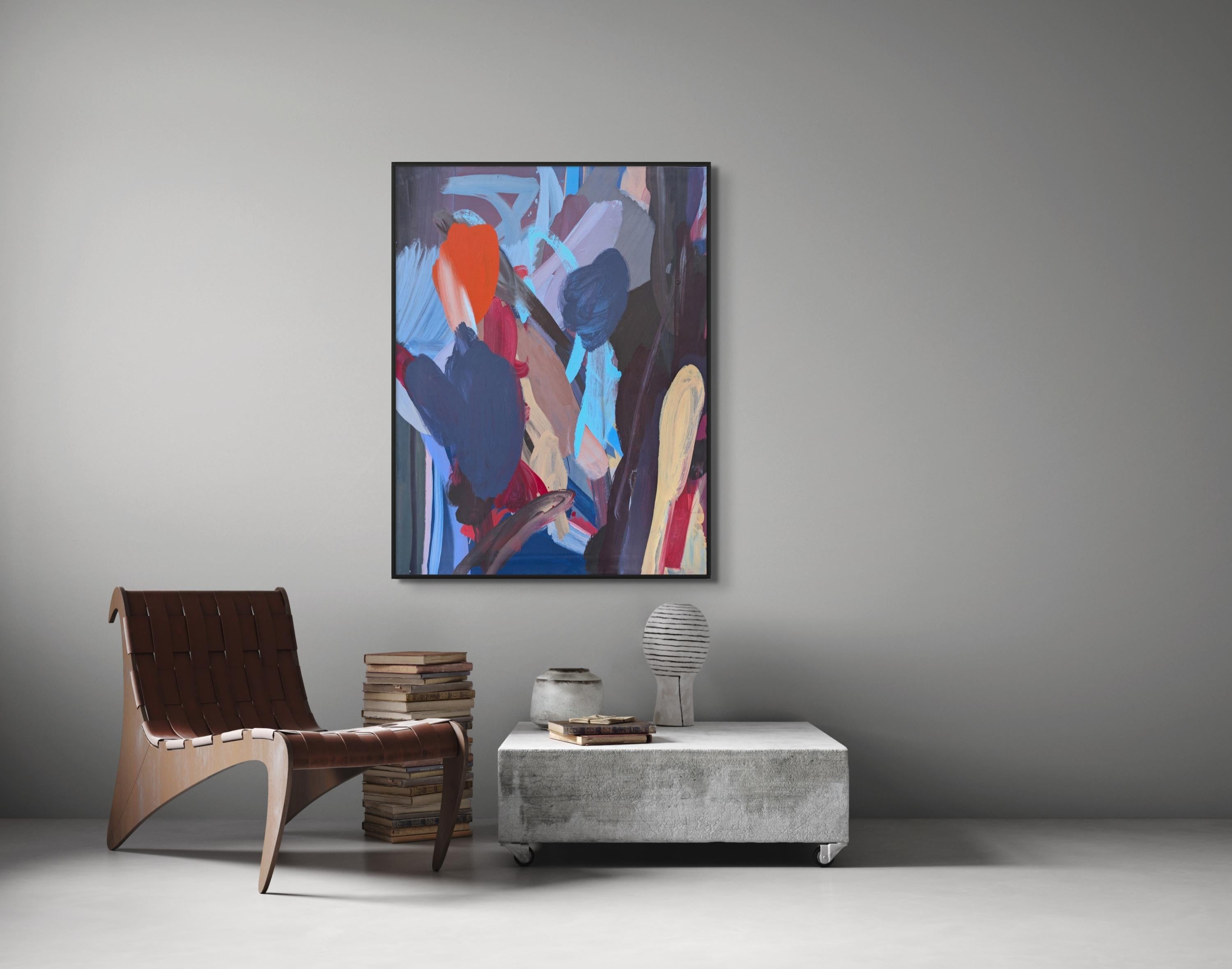 Untitled - Abstract Painting by Geoff Rees