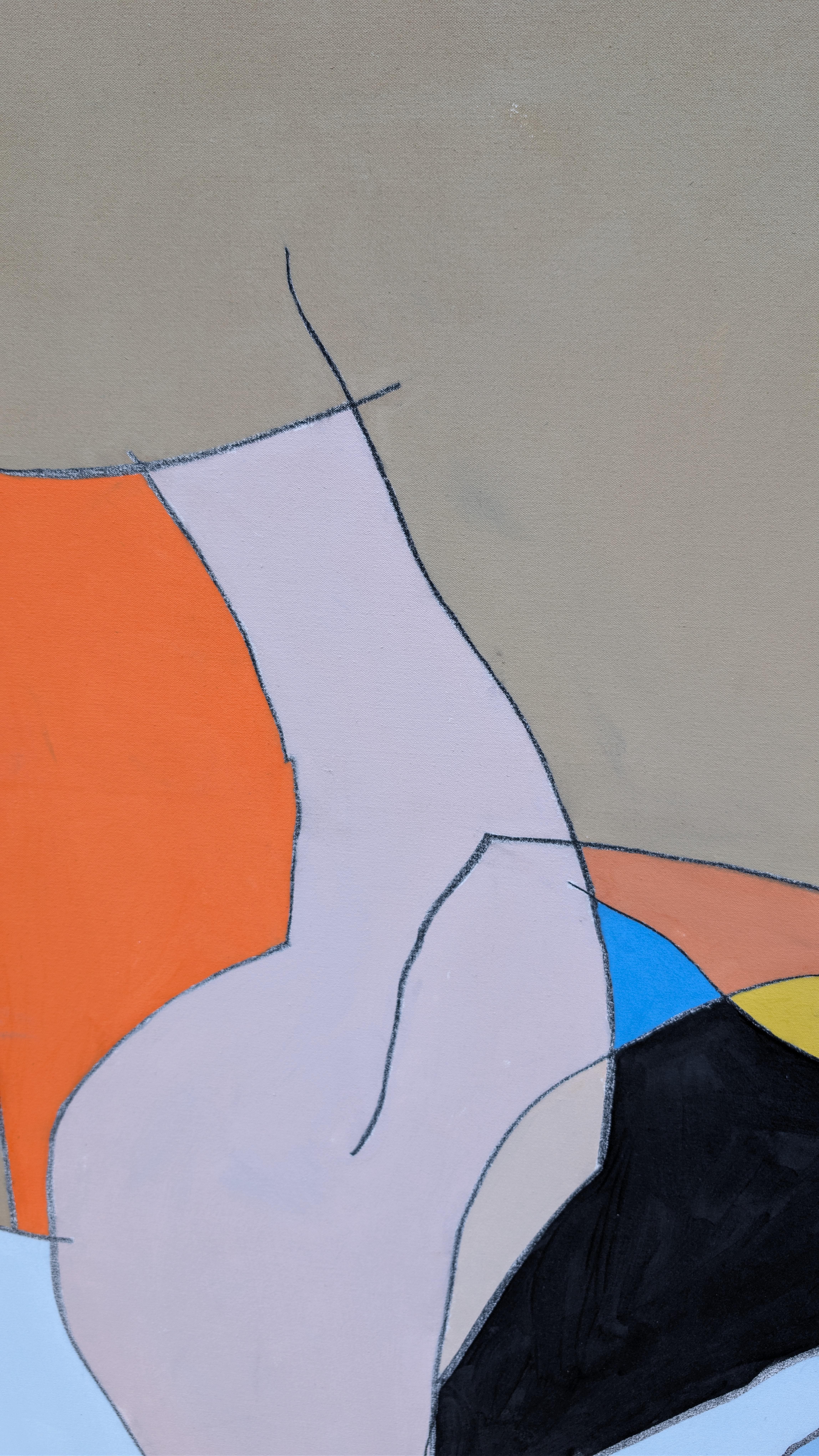 Untitled - Abstract Painting by Geoff Rees