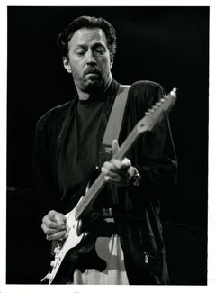 Eric Clapton Playing Guitar Vintage Original Photograph