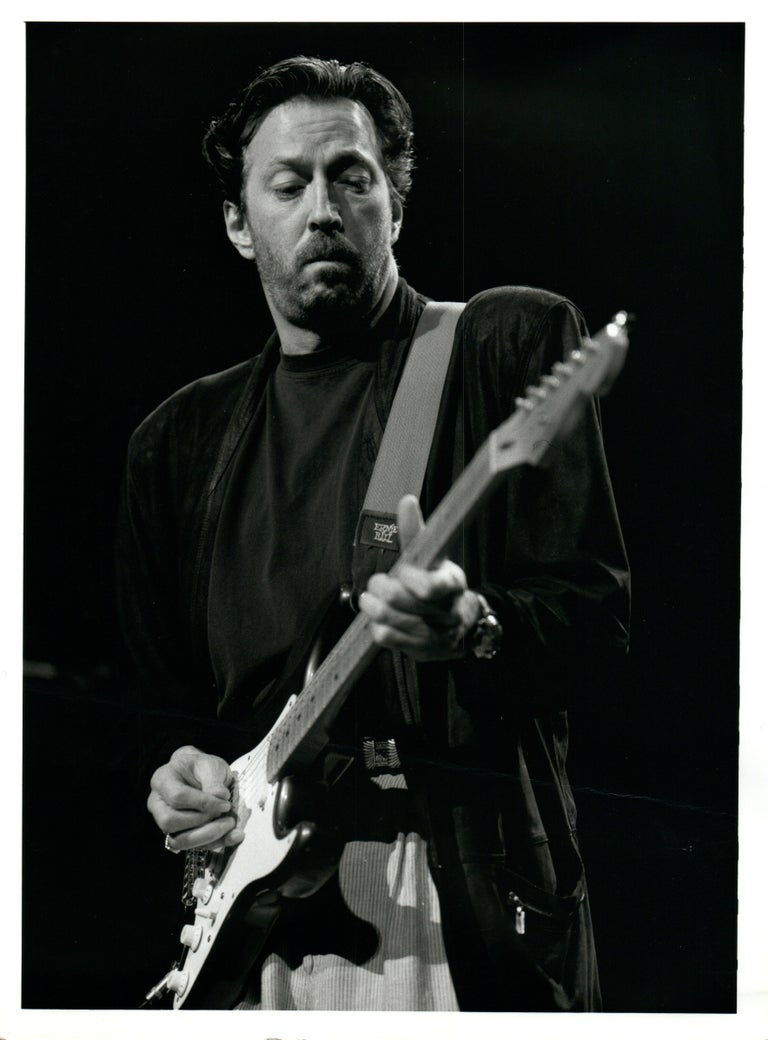 Geoff Swaine - Eric Clapton Playing Guitar Vintage ...