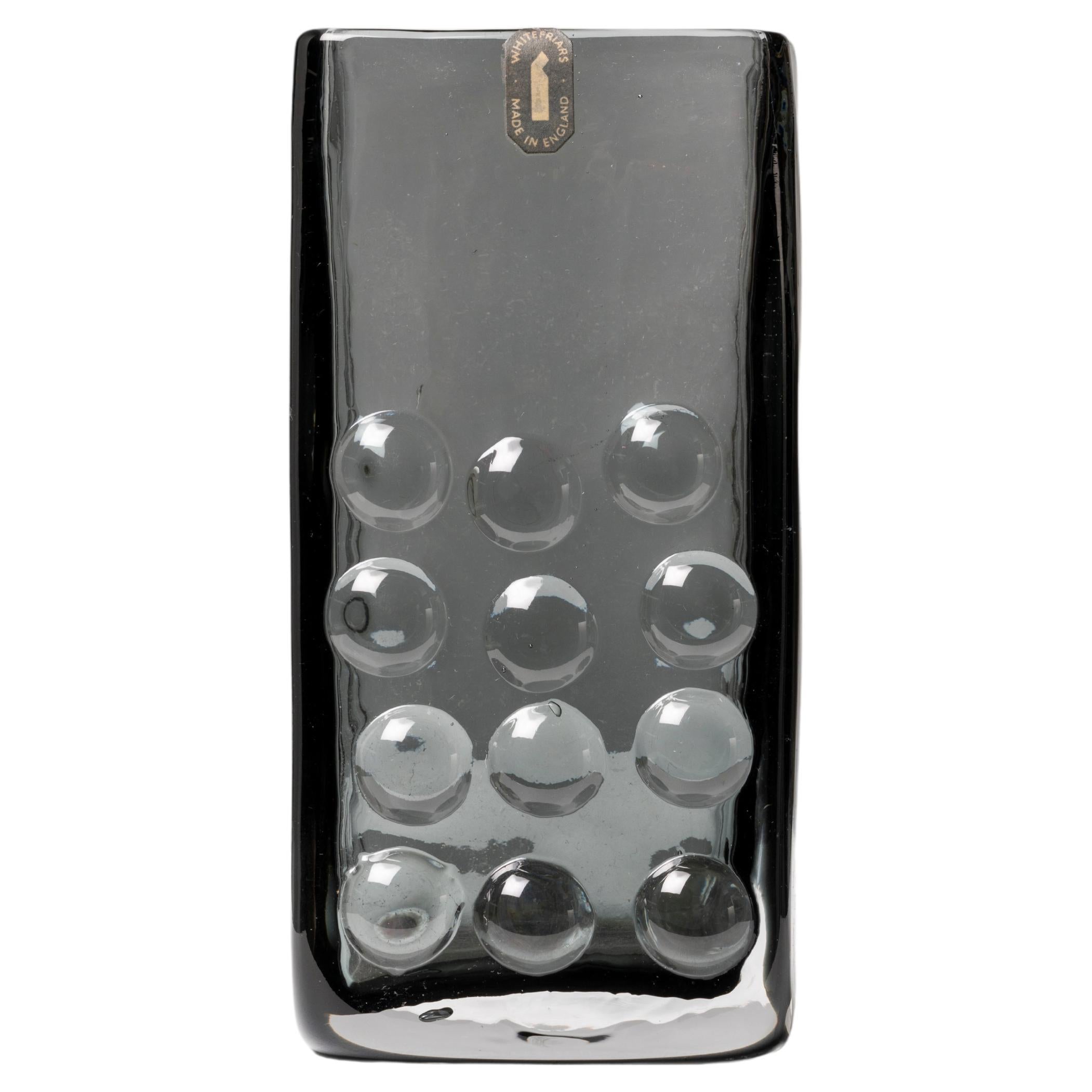 GEOFFREY BAXTER for Whitefriars; "Mobile phone" vase. England, 1970s.