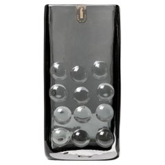 Vintage GEOFFREY BAXTER for Whitefriars; "Mobile phone" vase. England, 1970s.