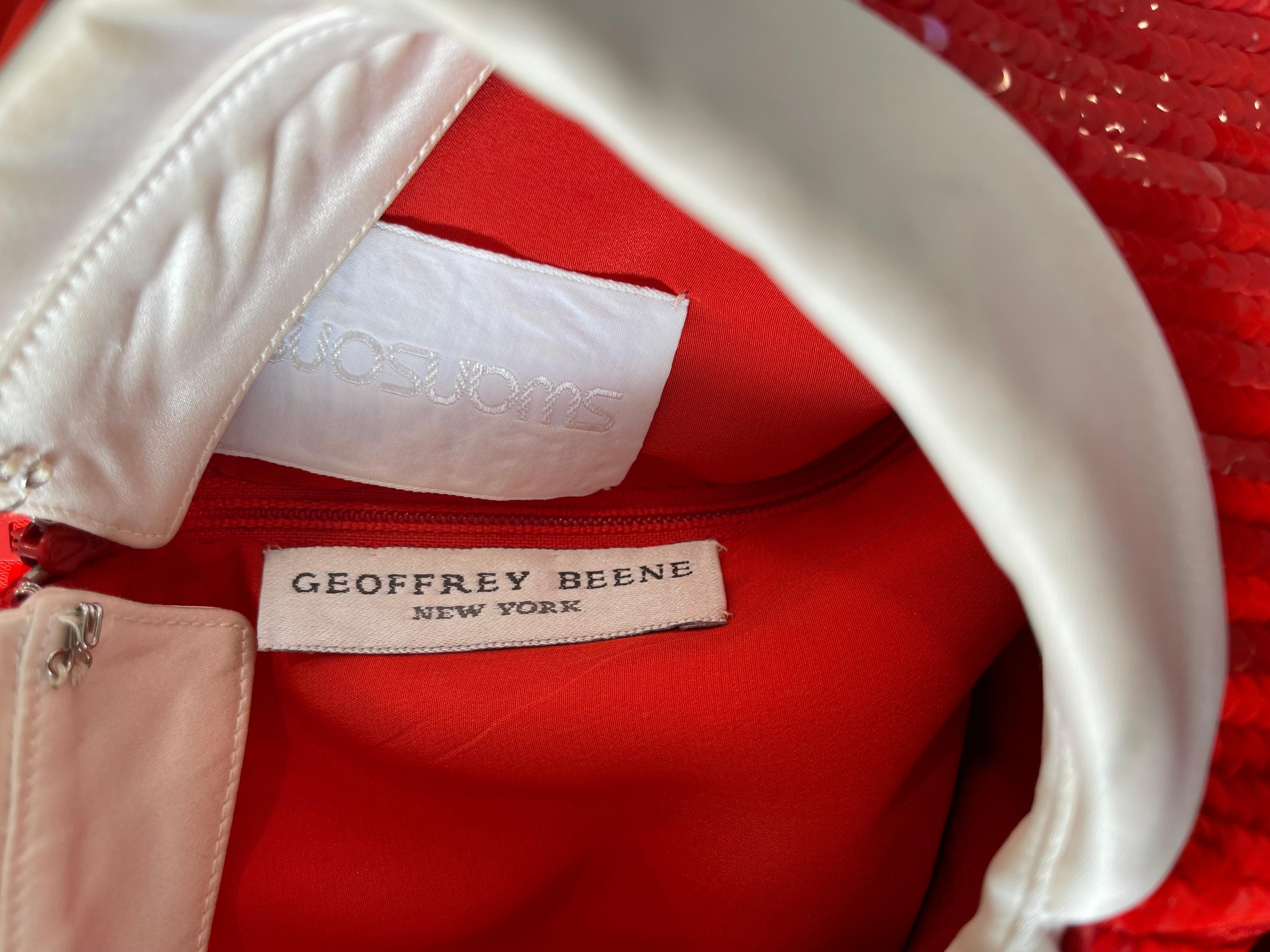 Geoffrey Beene 1980s Lipstick Red Faux Bolero Vintage 80s Tuxedo Dress  In Excellent Condition For Sale In San Diego, CA