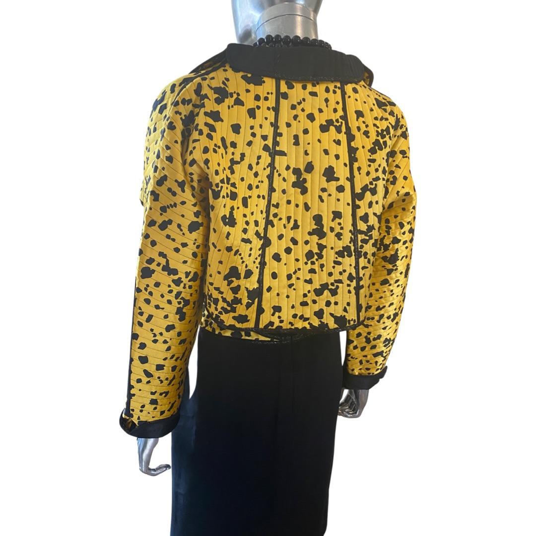 Women's Geoffrey Beene 2 Piece Silk Ensemble Coat and Dress for Elizabeth Arden Size 6 For Sale
