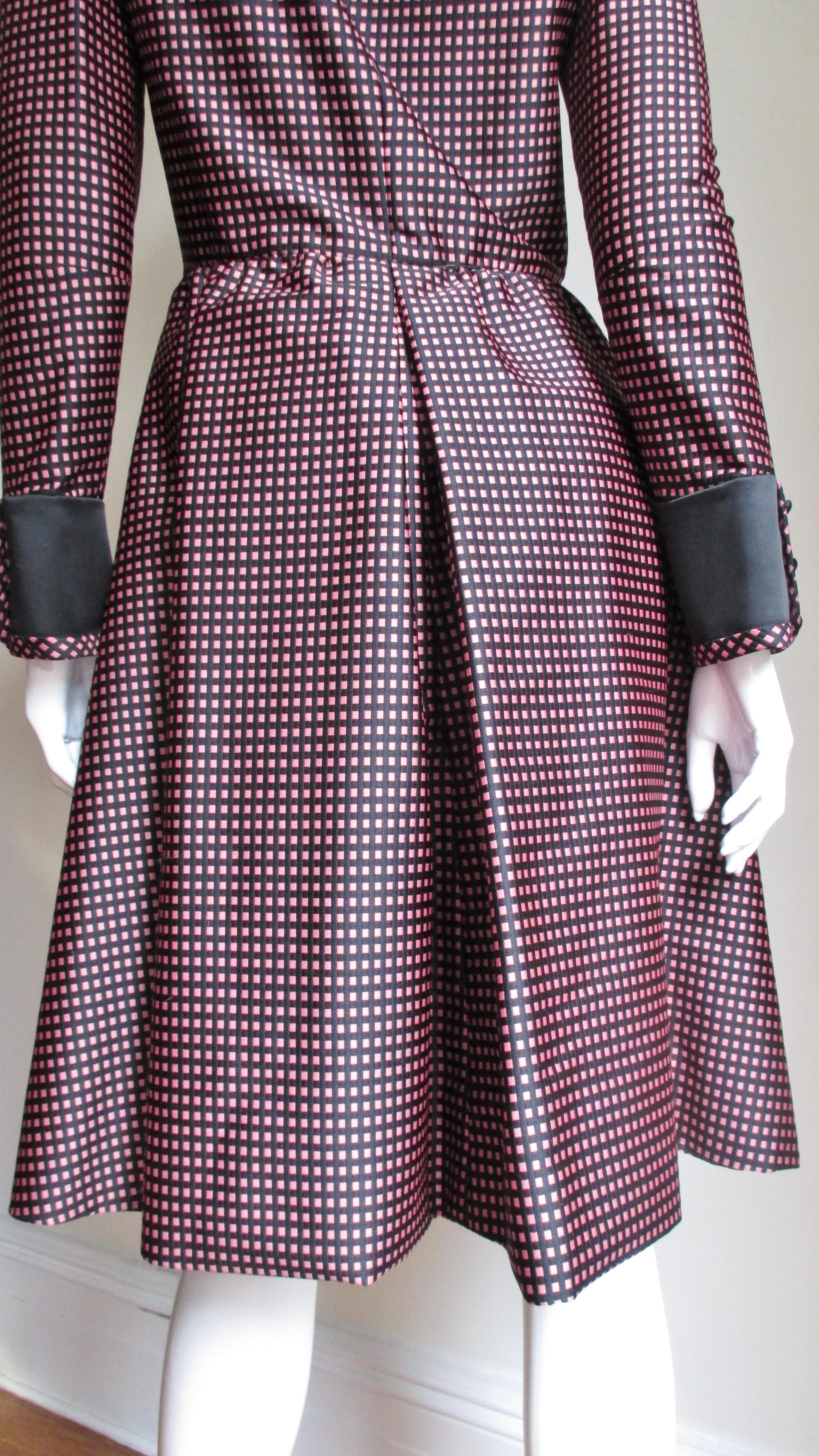 Geoffrey Beene Boutique Silk Dress 1960s For Sale 6