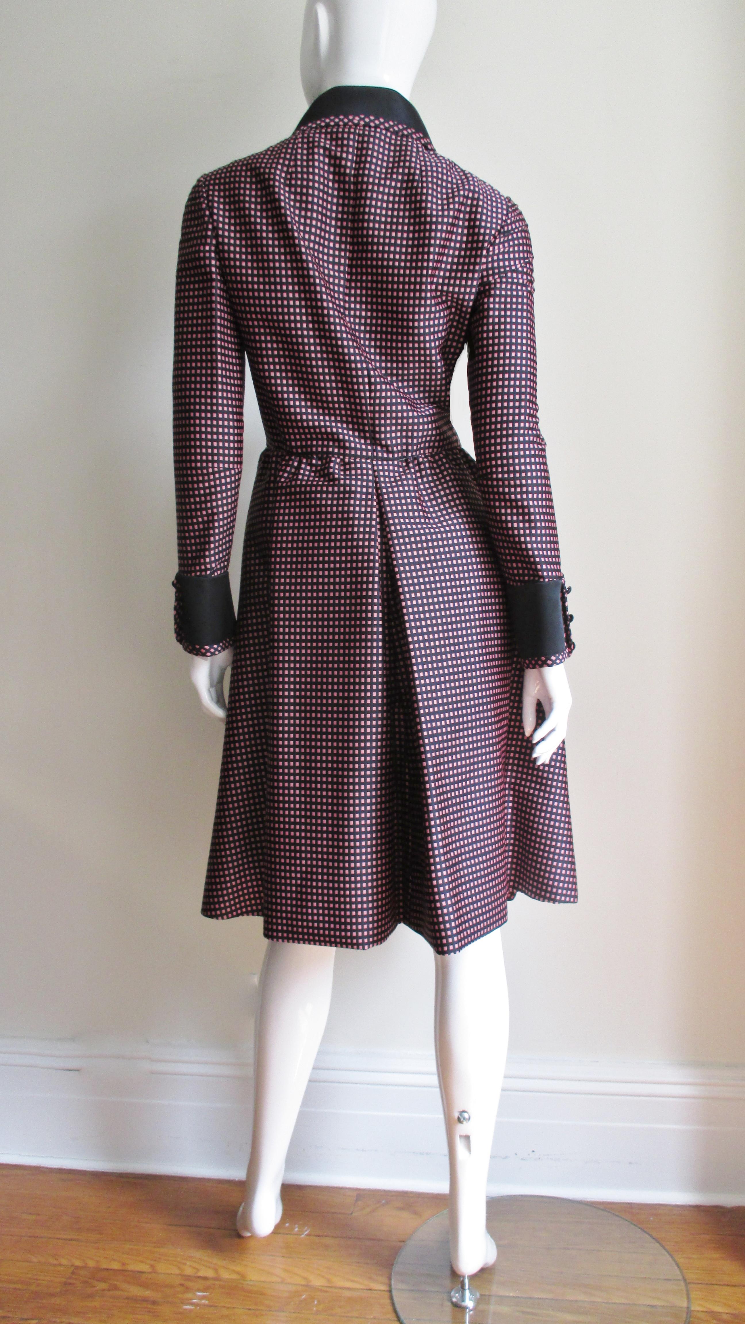 Geoffrey Beene Boutique Silk Dress 1960s For Sale 7