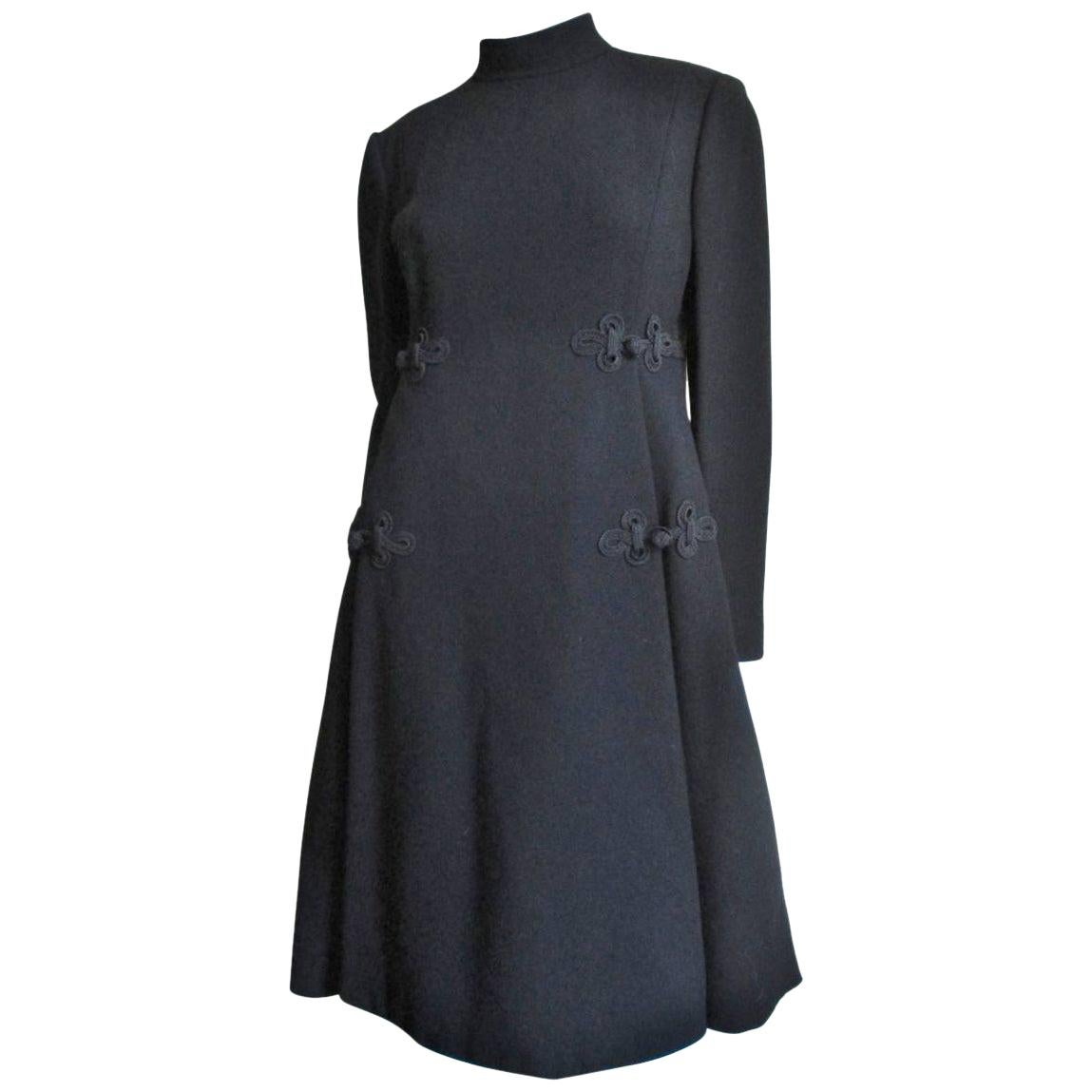1960s Geoffrey Beene Silk Caftan Dress main image 1