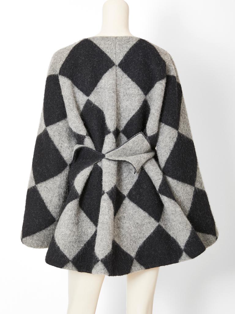 Geoffrey Beene Harlequin Pattern Jacket at 1stDibs