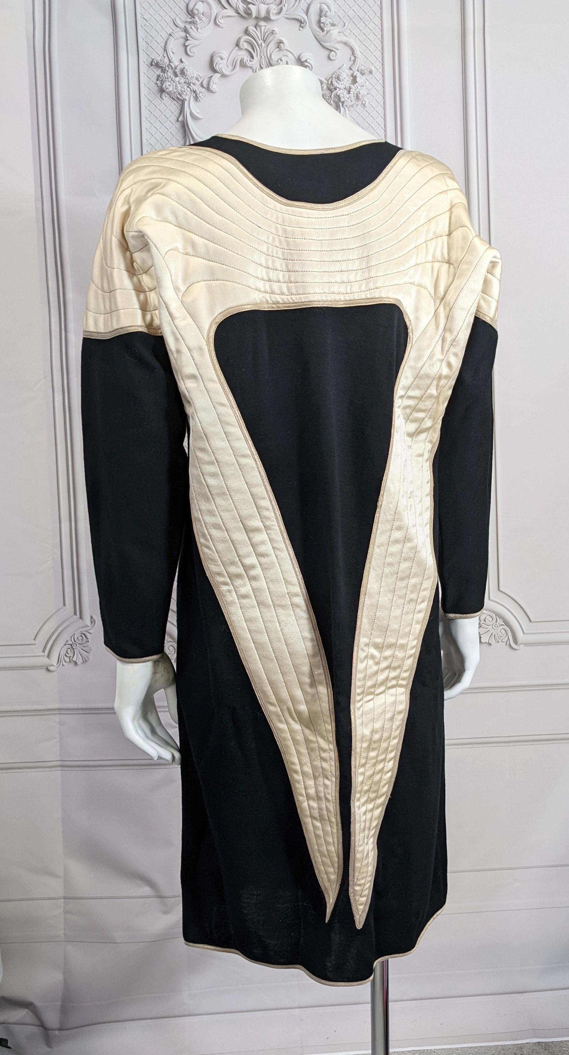 Women's or Men's Geoffrey Beene Iconic Satin Angel Wing Jersey Dress For Sale