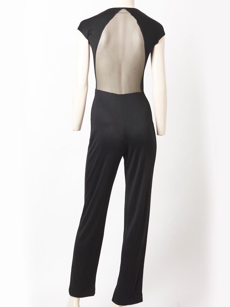 Geoffrey Beene Jersey Jumpsuit In Good Condition In New York, NY