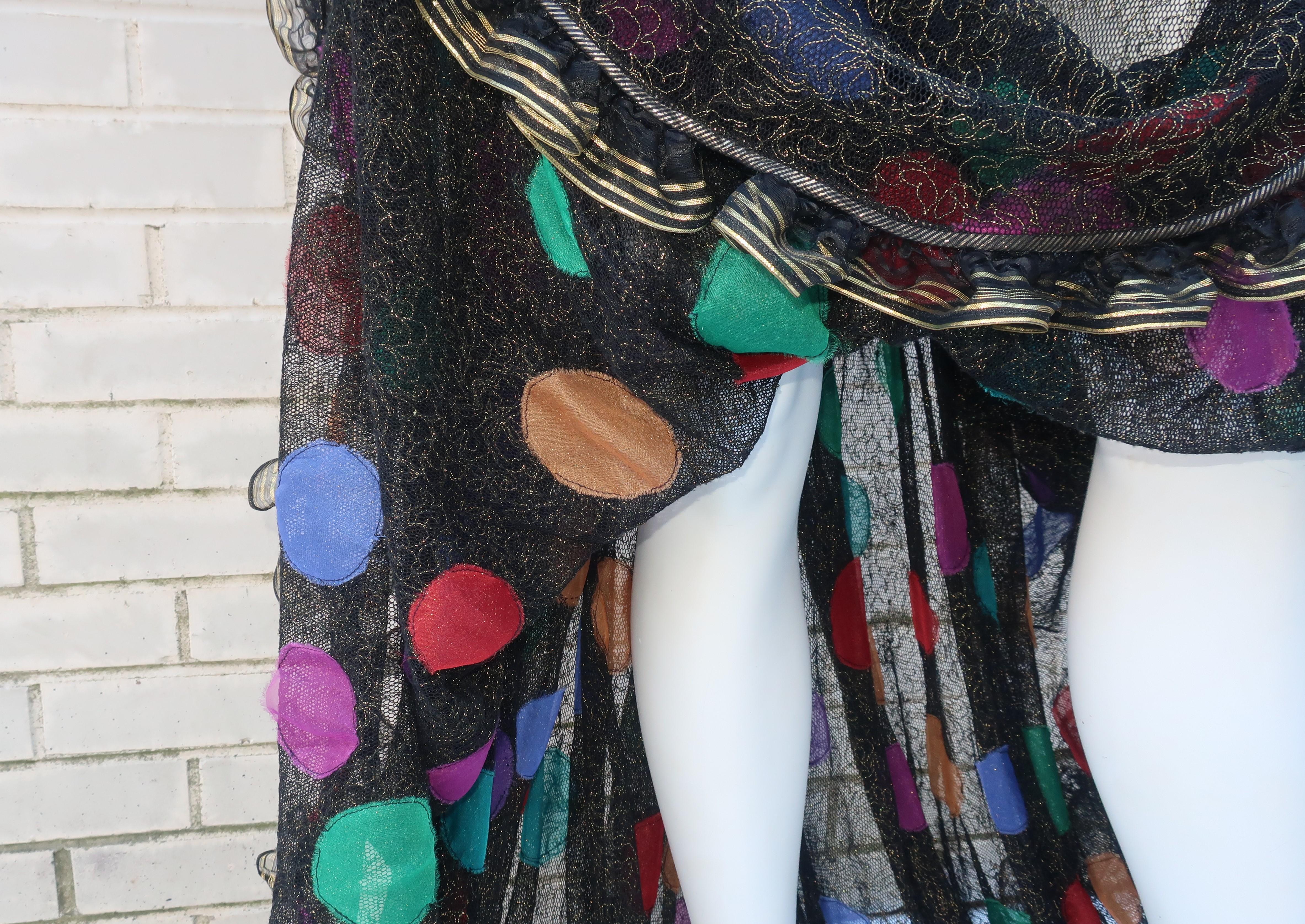 Geoffrey Beene Klimt Inspired Strapless Evening Dress, 1988 In Good Condition In Atlanta, GA